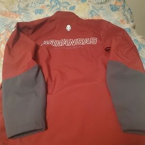 Arkansas Performance Jacket - Red and Gray